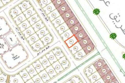 شمال الجامعه 32 خلف تجاري مخطط596